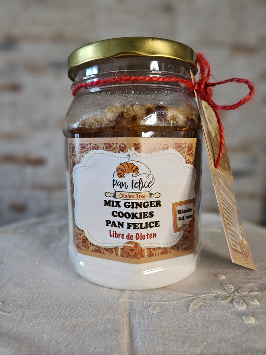 Mix Ginger Cookies Pan Felice Sin Gluten