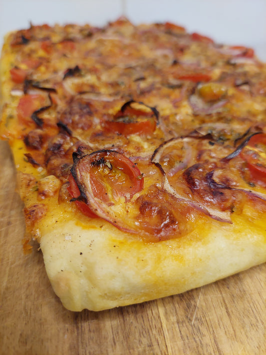 Focaccia Sin Gluten con Mix Pan Amasado Pan Felice
