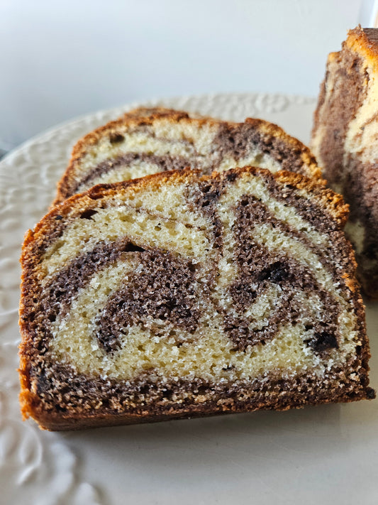 Receta Queque Mármol Sin Gluten con Mix Queques y Tortas Pan Felice