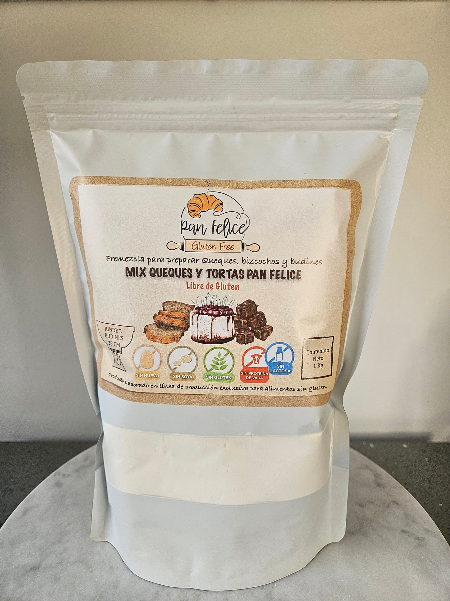 Mix Queques y Tortas Pan Felice Sin Gluten